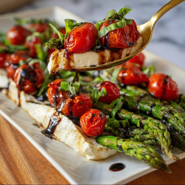 Oven-Melted Caprese Asparagus Recipe