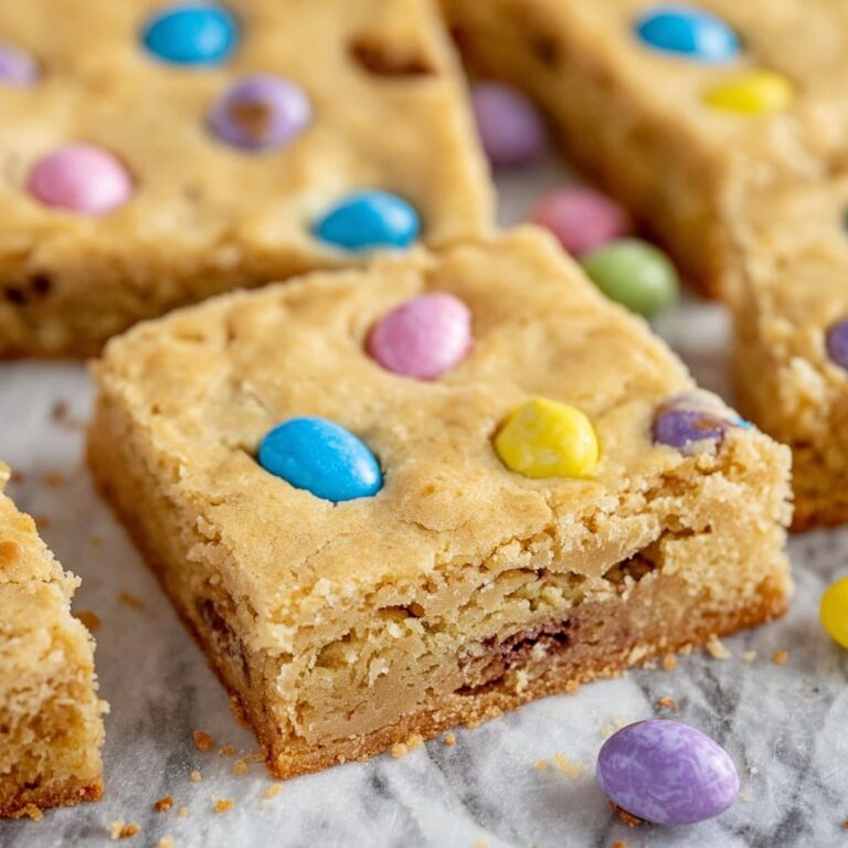 Easter Cookie Bars with M&Ms Recipe