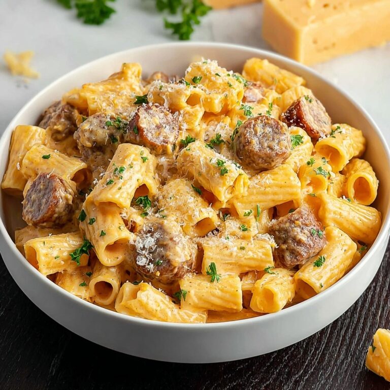 Creamy Sausage Rigatoni Recipe