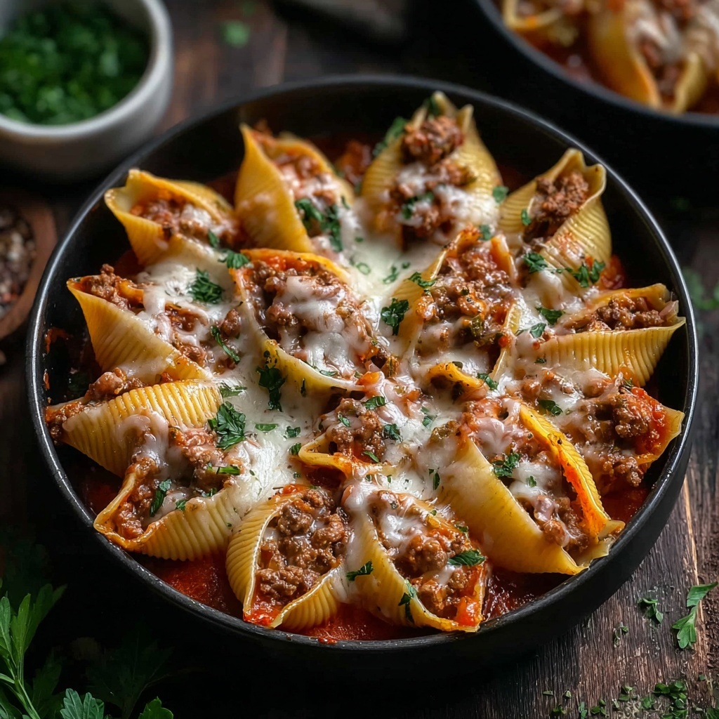 Ground Beef Stuffed Shells Recipe - Recipe Image
