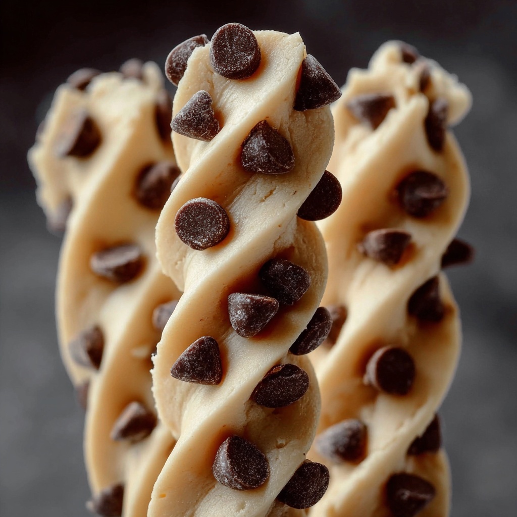 Indulgent Chocolate Chip Cookie Dough Twists That Wow! Recipe - Recipe Image
