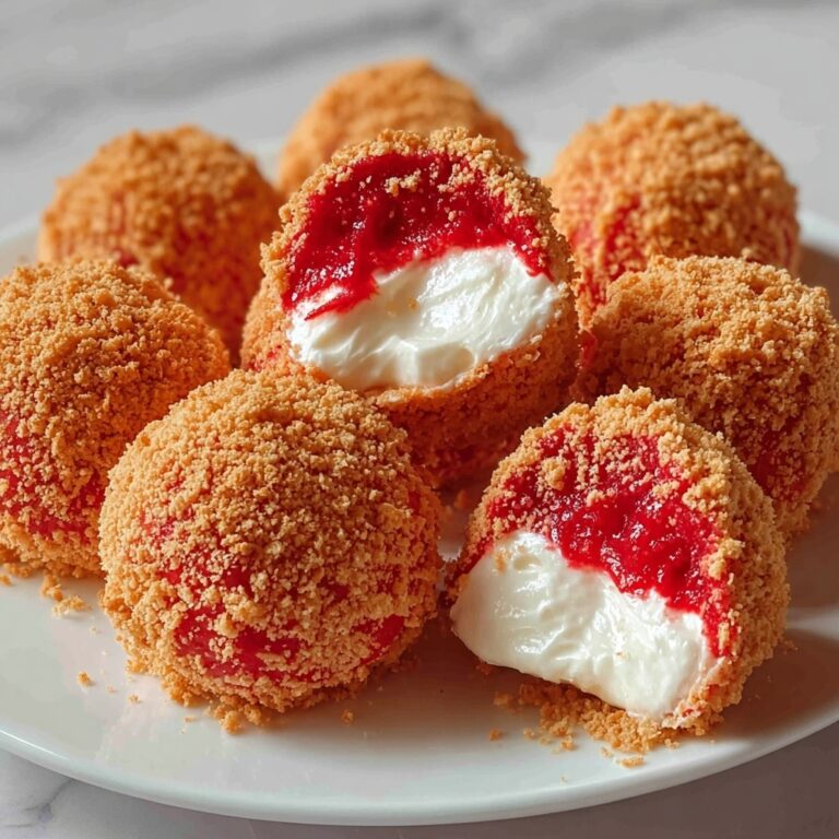 Indulgent Strawberry Cheesecake Crunch Bites Recipe