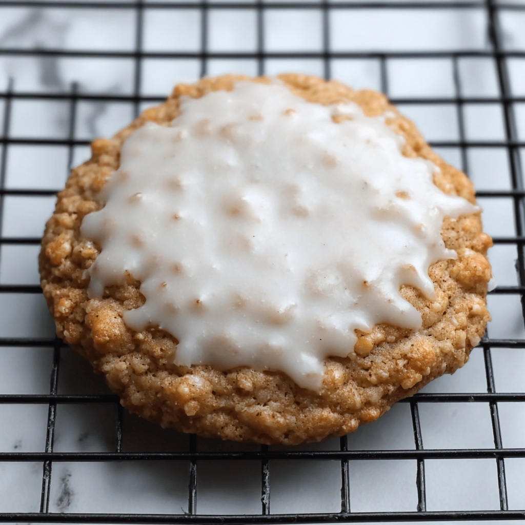 The Best Crumbl Iced Oatmeal Cookies – A Chewy Delight Recipe - Recipe Image