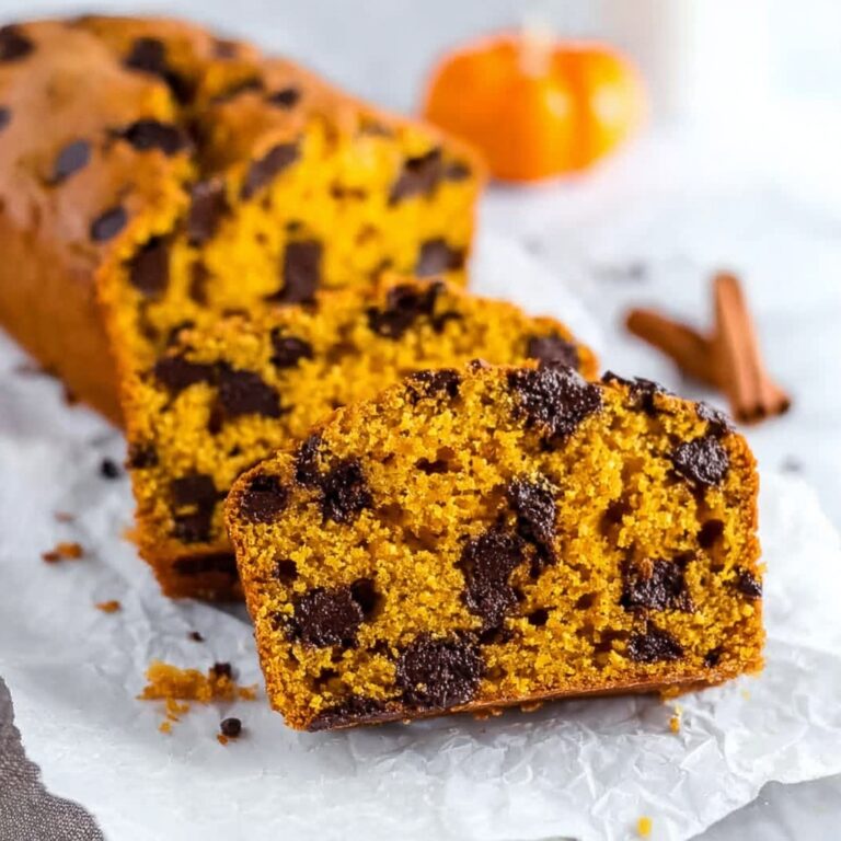 Chocolate Chip Pumpkin Bread Recipe