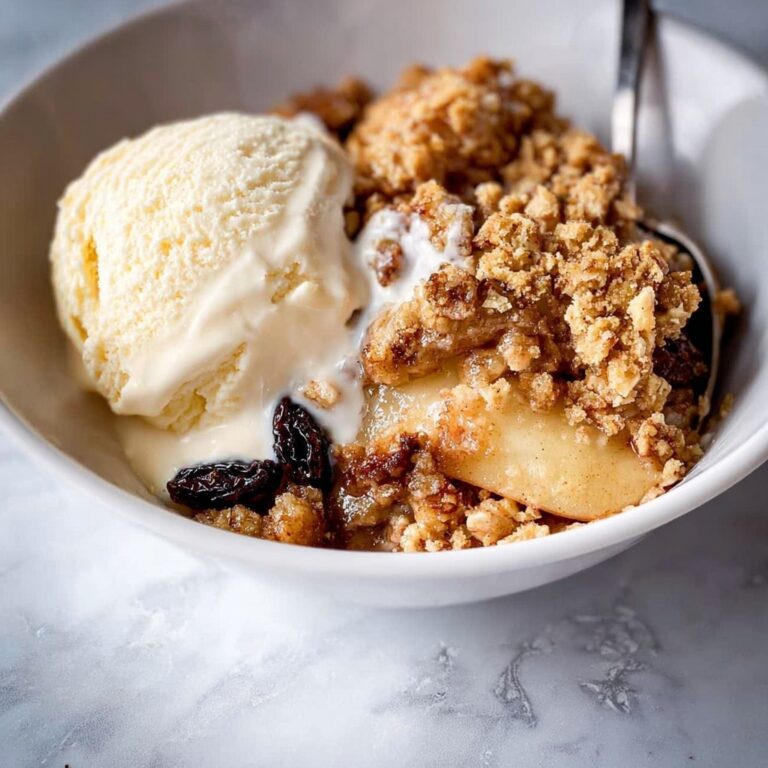 Autumn Spiced Pear Crisp Recipe
