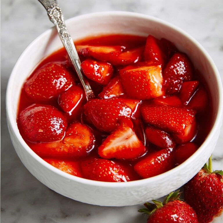 Fresh Strawberry Sauce (Strawberry Topping) Recipe