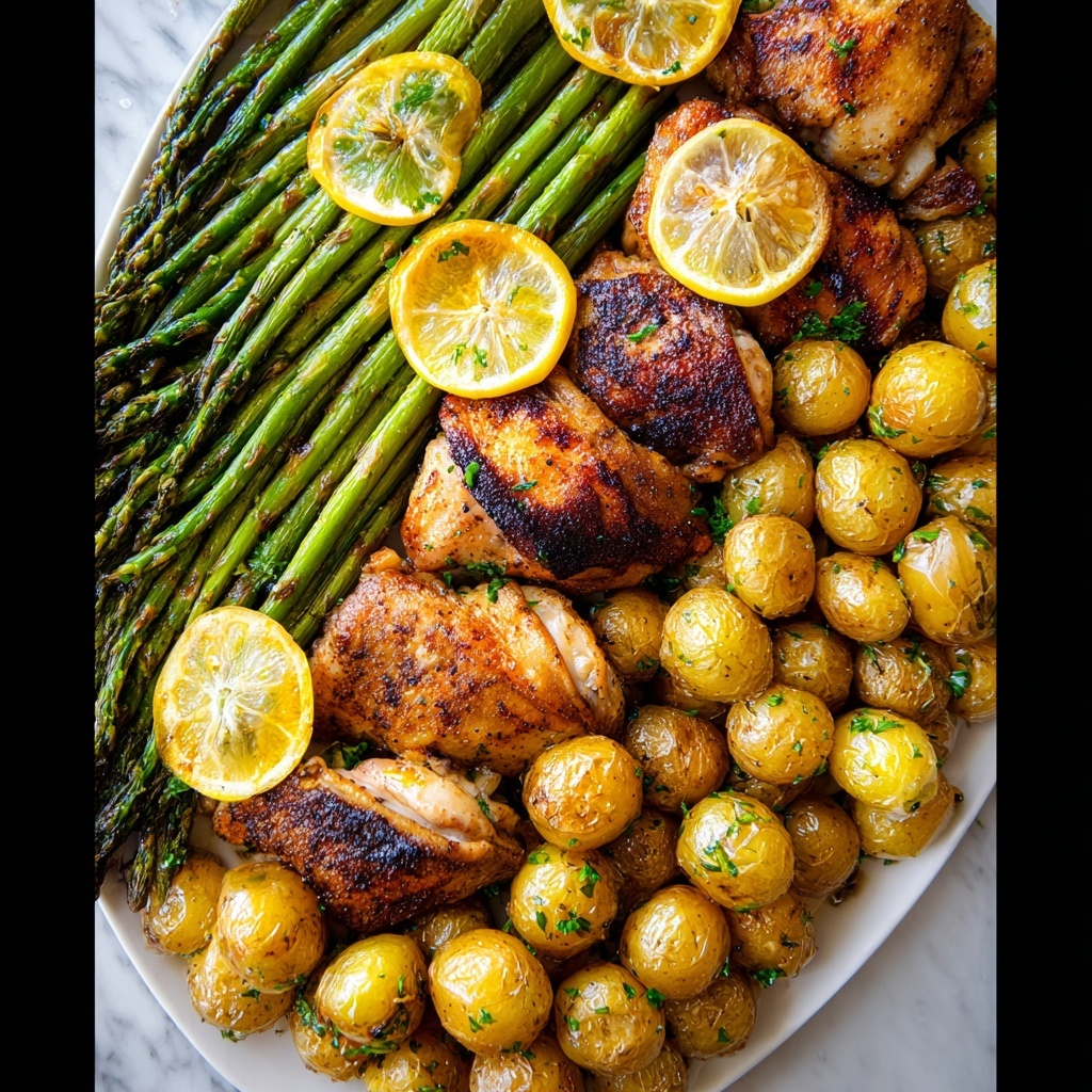 Chicken and Asparagus Sheet Pan Dinner Recipe - Recipe Image