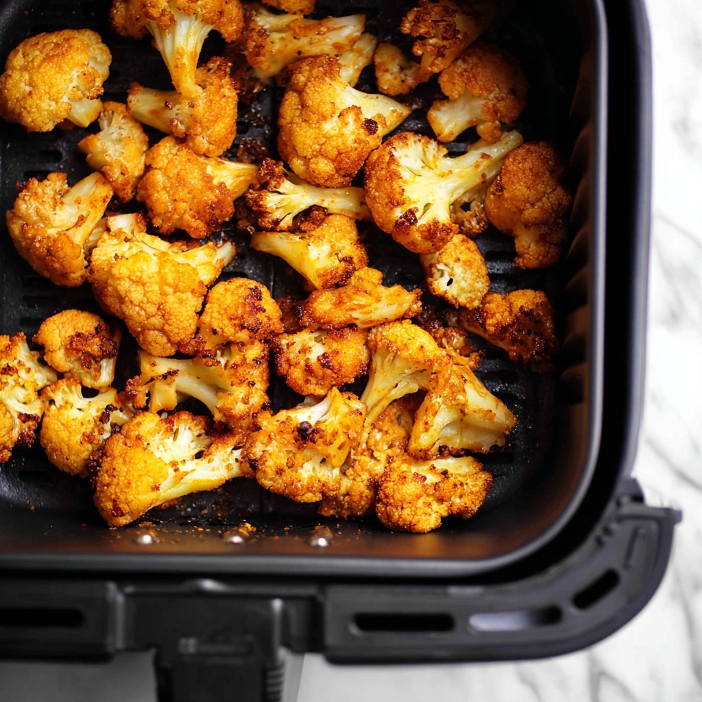 Air Fryer Cauliflower with Parmesan and Spices Recipe - Recipe Image