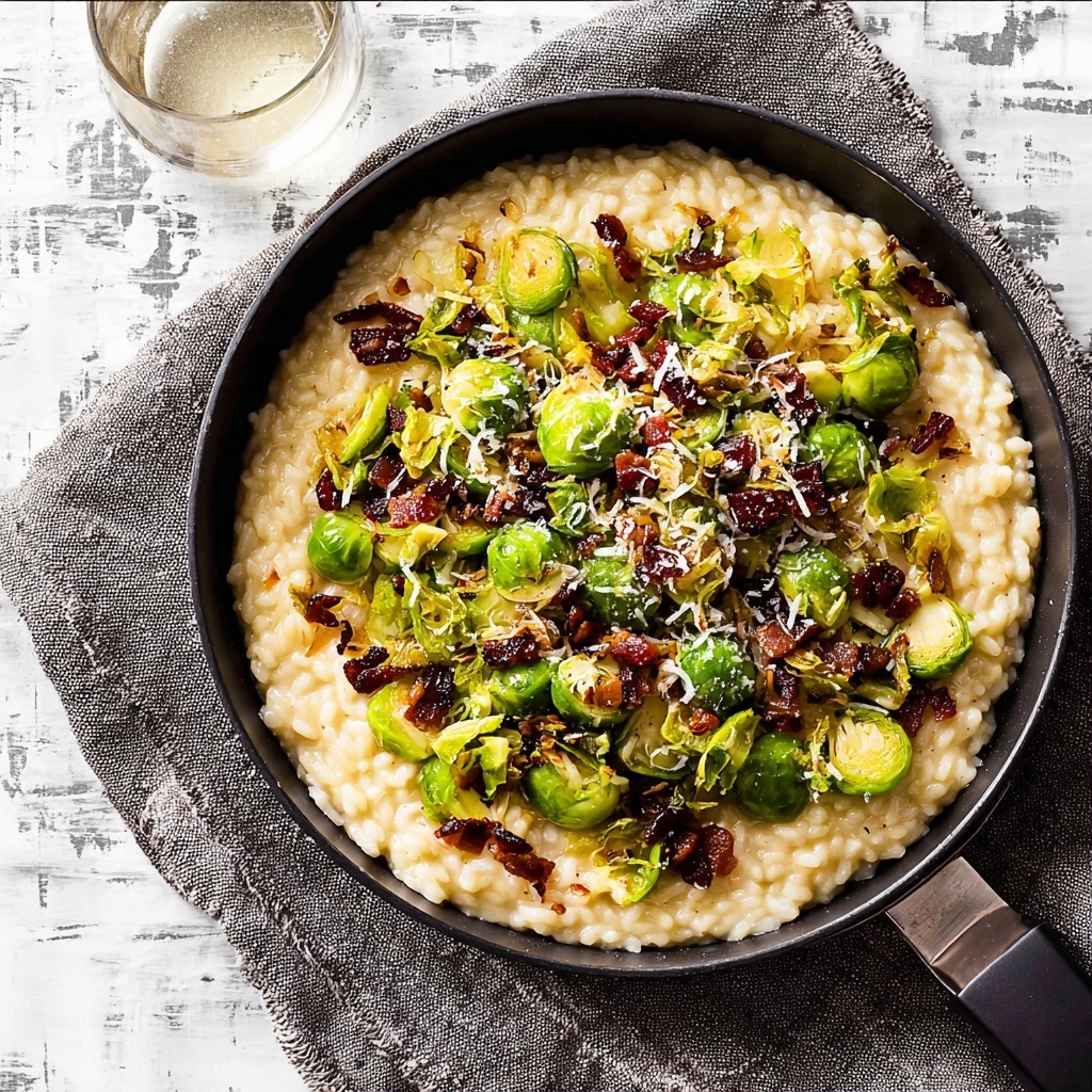 Risotto with Bacon and Brussels Sprouts Recipe - Recipe Image