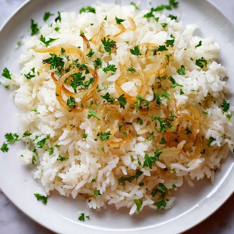 Buttery Onion Rice Recipe