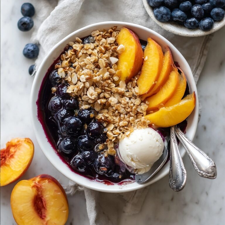 Blueberry Peach Crumble Recipe