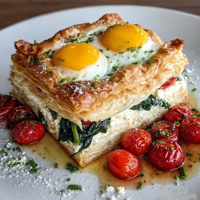 Baked Eggs Napoleon Recipe