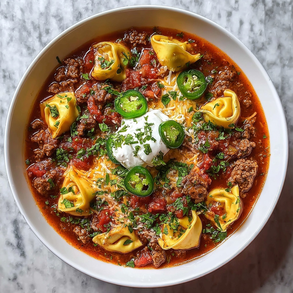 Beef Enchilada Tortellini Recipe - Recipe Image
