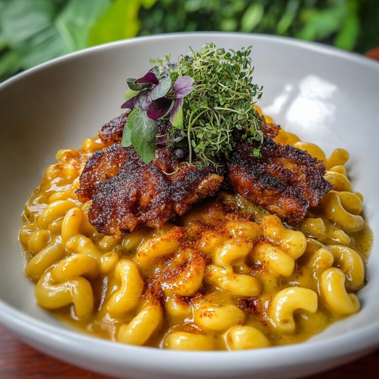 Spicy Honey Chicken with Mac and Cheese Recipe