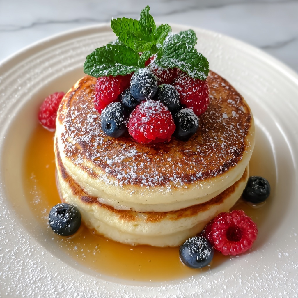 Light and Fluffy Buttermilk Pancakes Recipe - Recipe Image