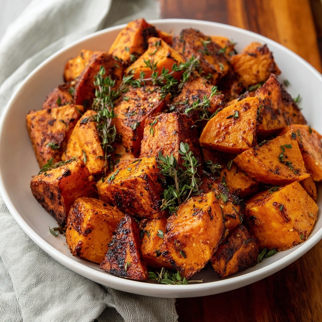 Crispy Air Fryer Sweet Potatoes Recipe - Recipe Image