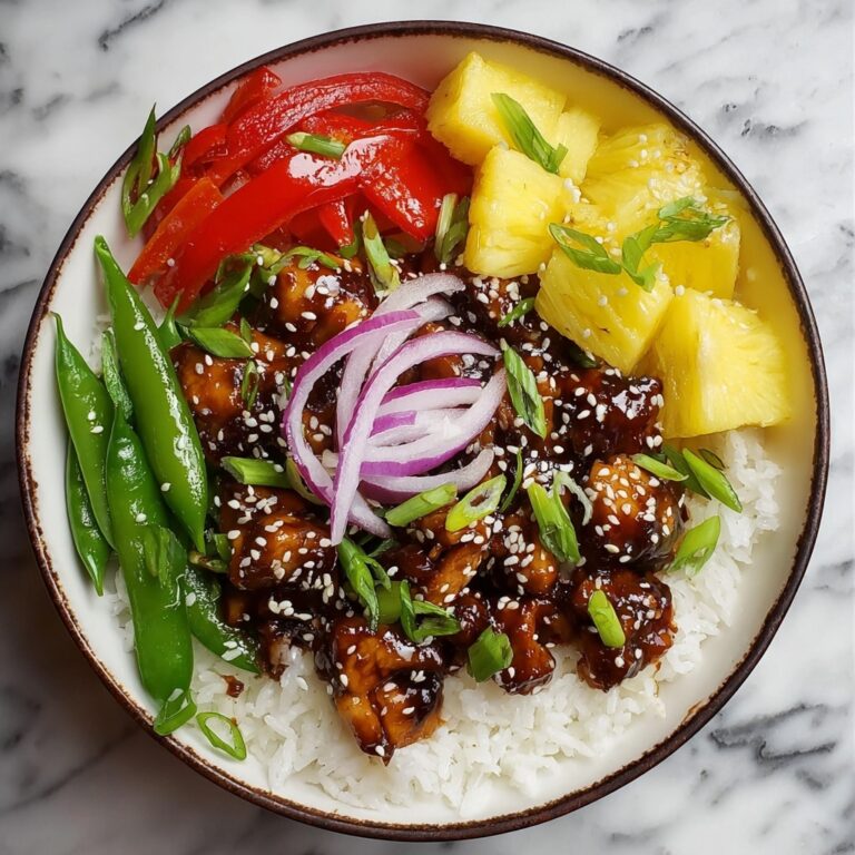 Tropical Teriyaki Chicken Rice Bowl Recipe