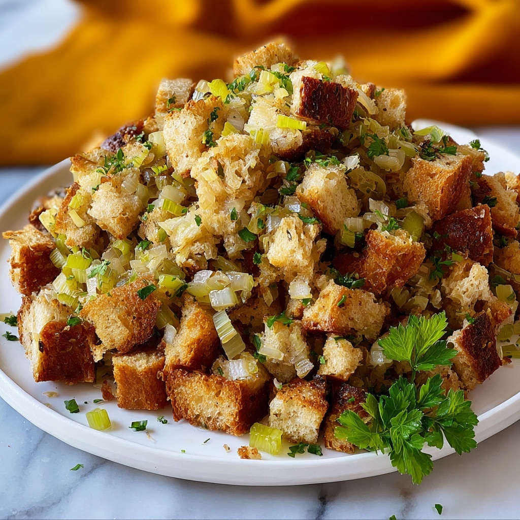Classic Bread Stuffing Recipe - Recipe Image