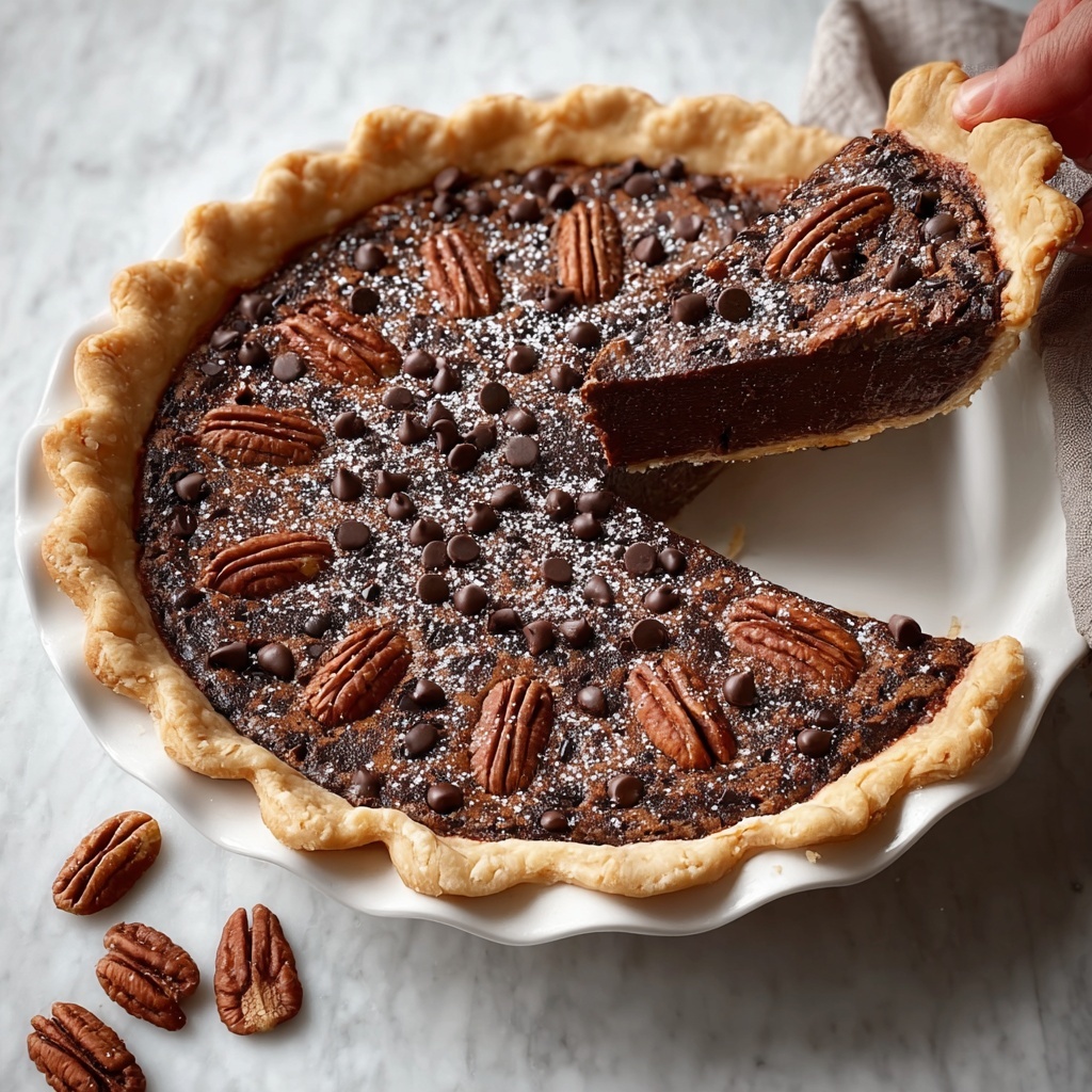 Brownie Pecan Pie Recipe - Recipe Image