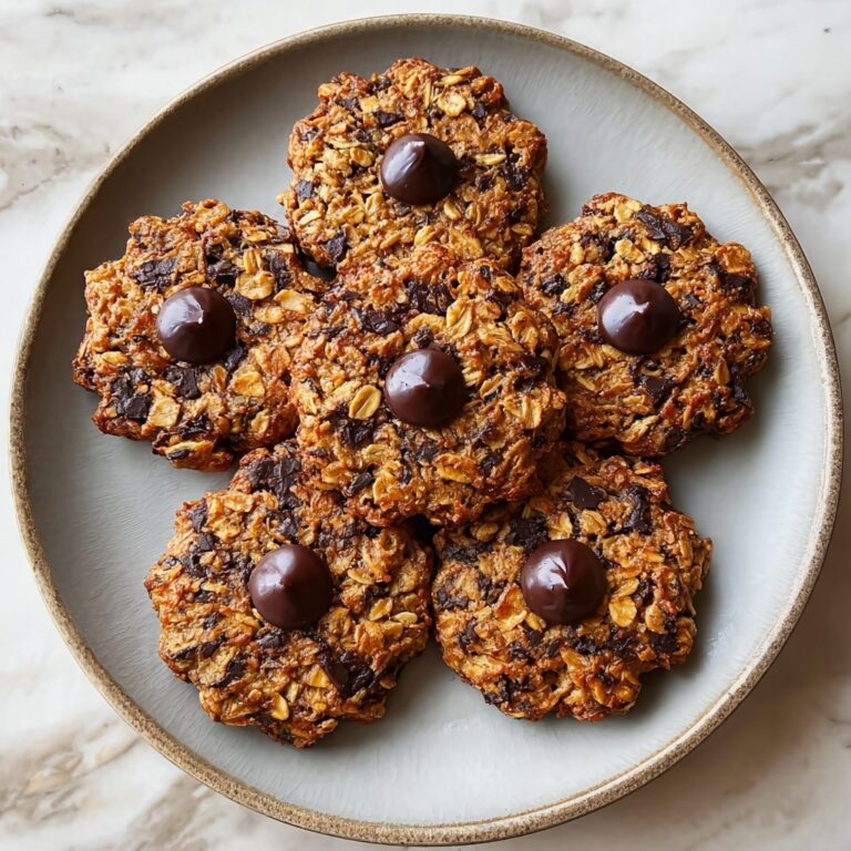 Healthy Flourless Peanut Butter Oatmeal Breakfast Cookies Recipe