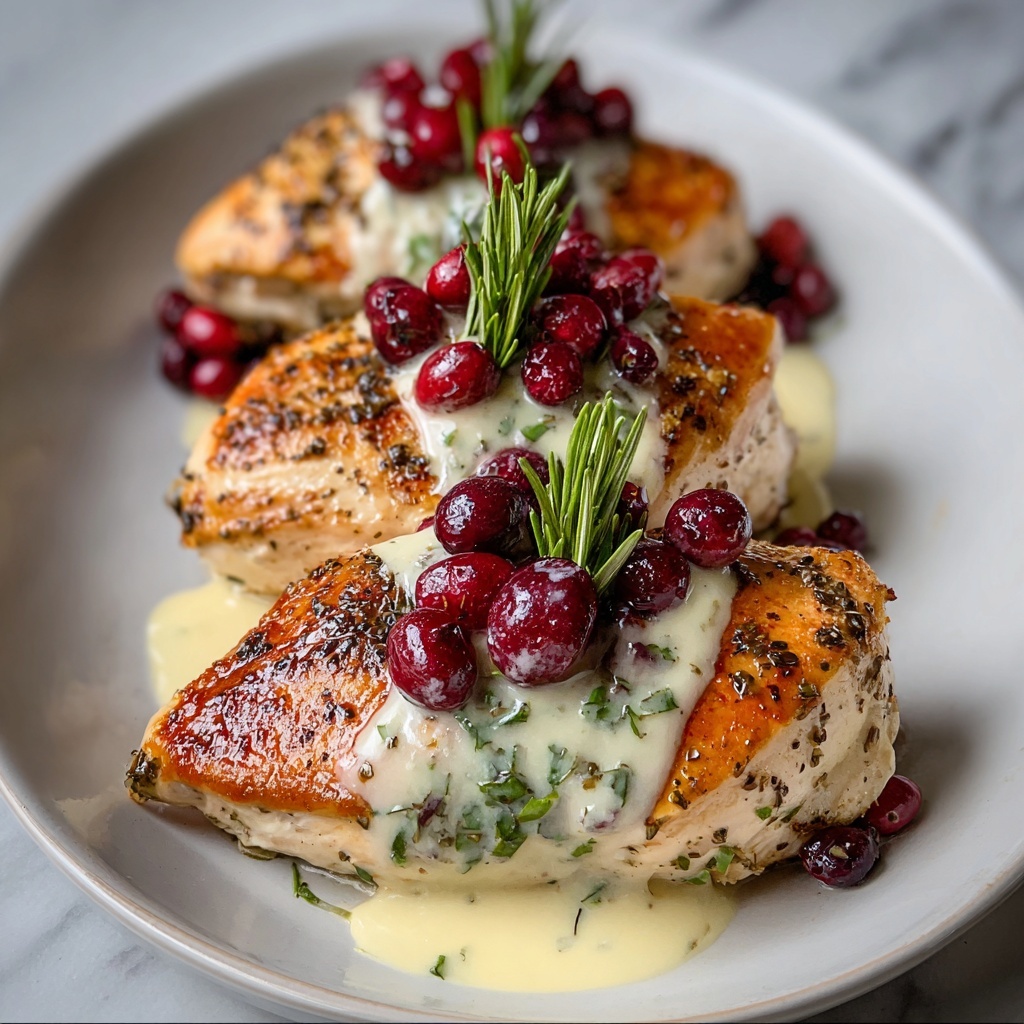 Cranberry Brie Stuffed Chicken Recipe - Recipe Image