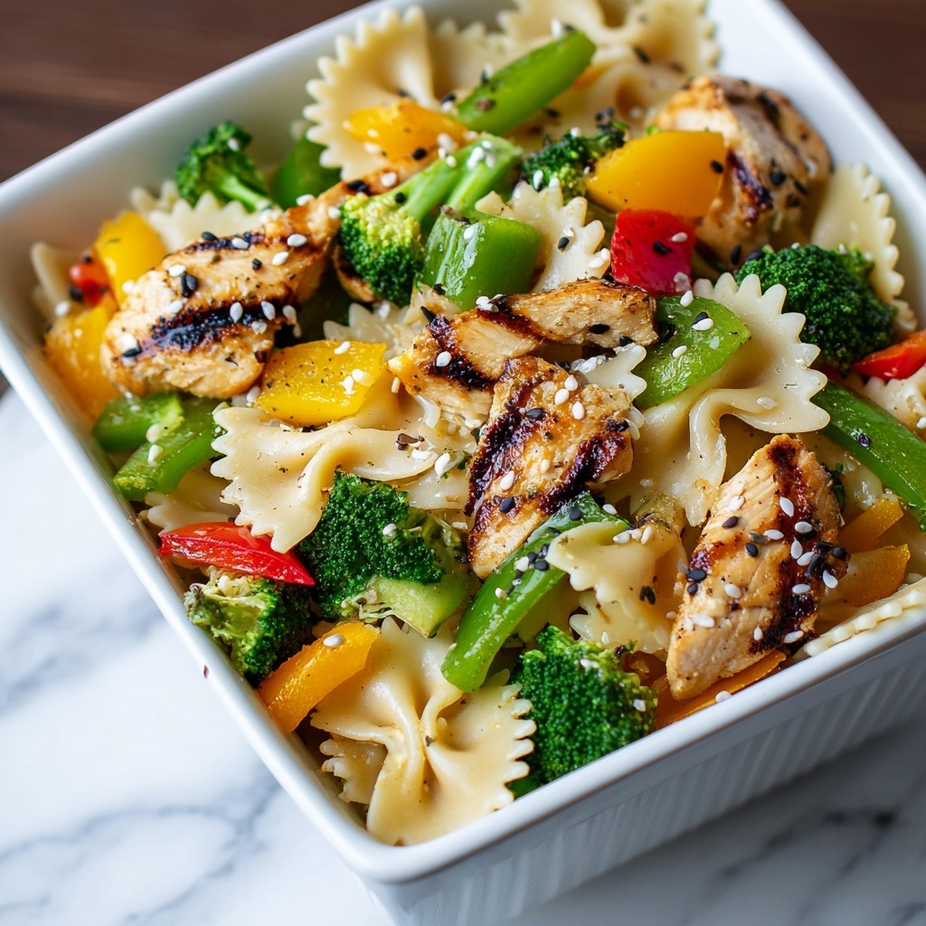 Teriyaki Chicken Pasta Salad Recipe - Recipe Image