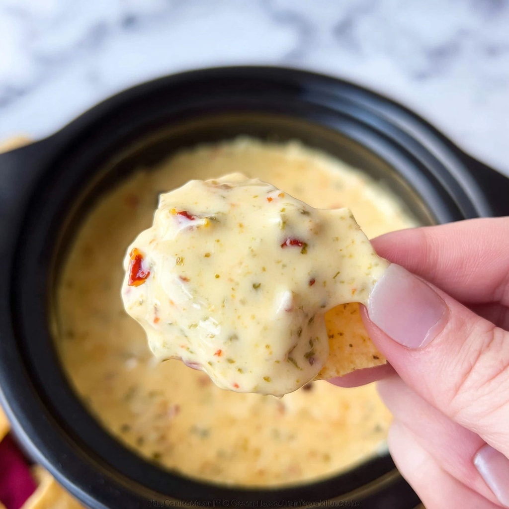 Slow Cooker Cheesy Hamburger Dip Recipe - Recipe Image