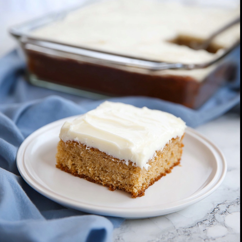 Apple Butter Cake with Cream Cheese Frosting Recipe - Recipe Image