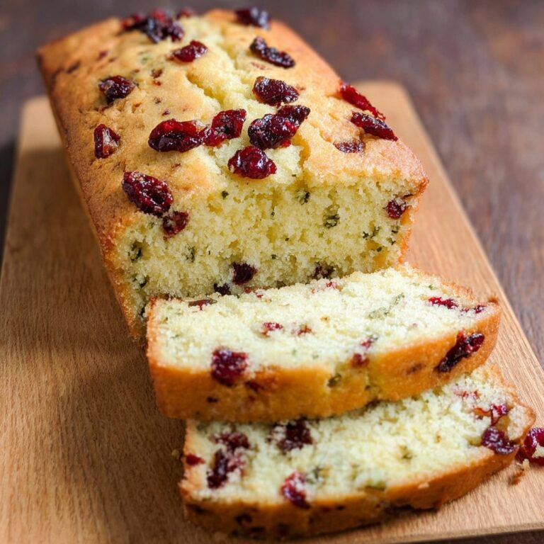 Cranberry Lemon Zucchini Bread Recipe