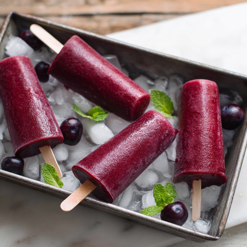 Elderberry Popsicles Recipe - Recipe Image