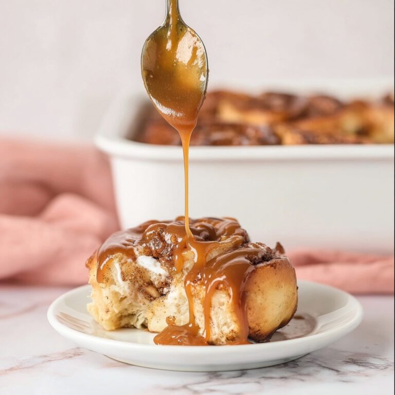 Caramel Apple Cinnamon Rolls Recipe