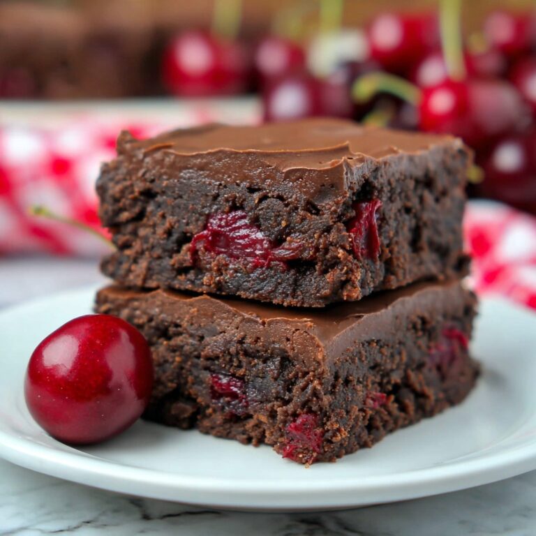 Cherry Pie Brownie Cheesecake Bars Recipe