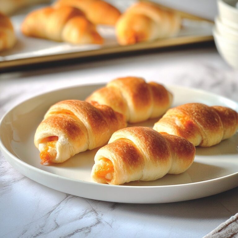 Pumpkin Pie Croissants with Maple Glaze Recipe