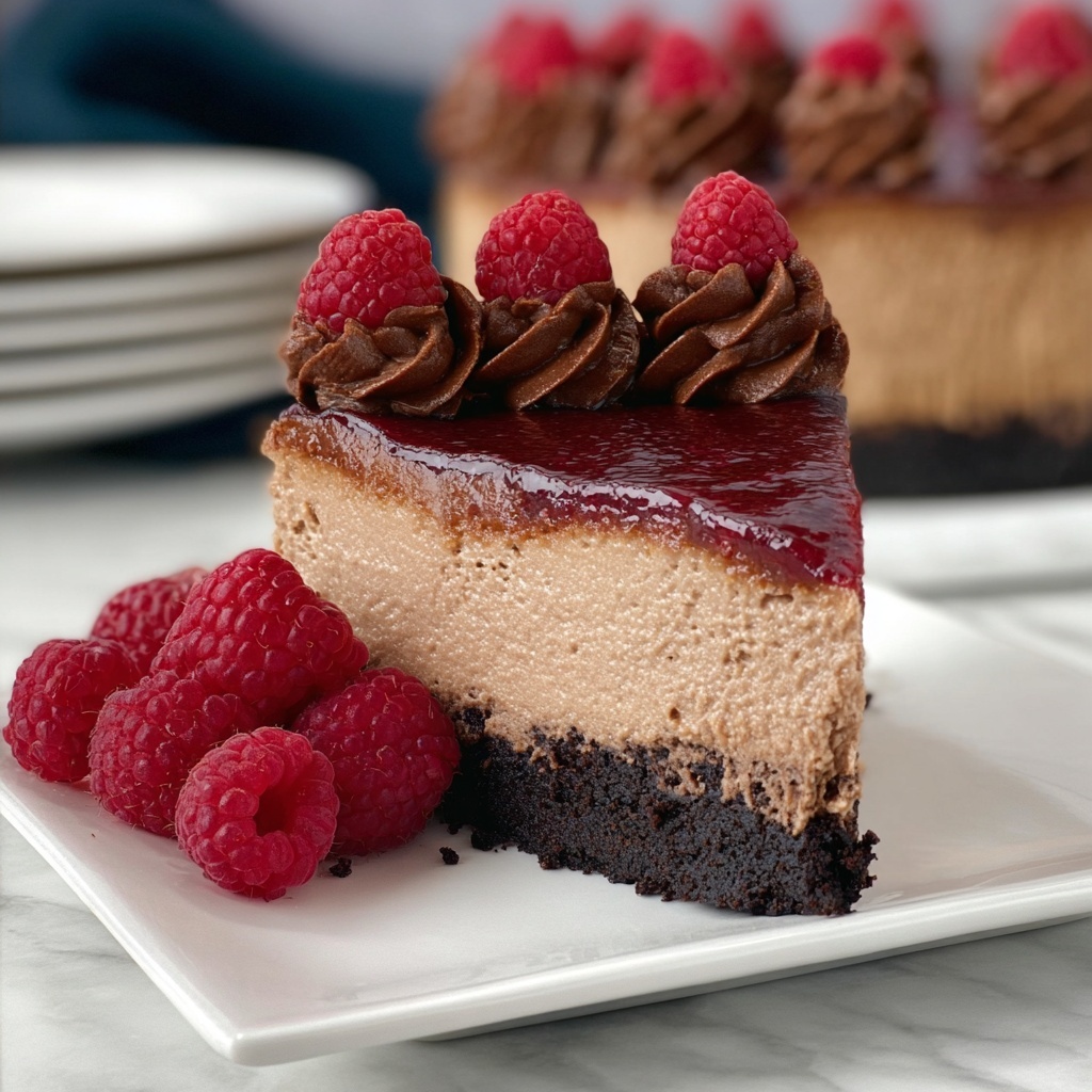 Chocolate Raspberry Cheesecake Recipe - Recipe Image