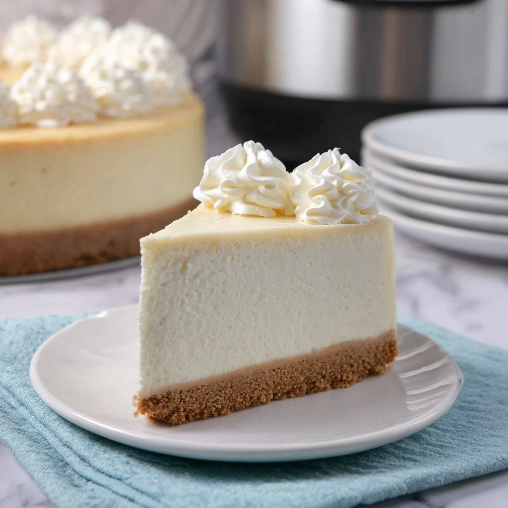Instant Pot Vanilla Cheesecake Recipe - Recipe Image
