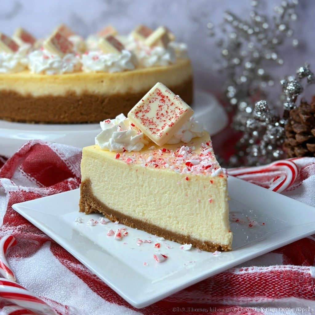 Ghirardelli Peppermint Cheesecake Recipe - Recipe Image