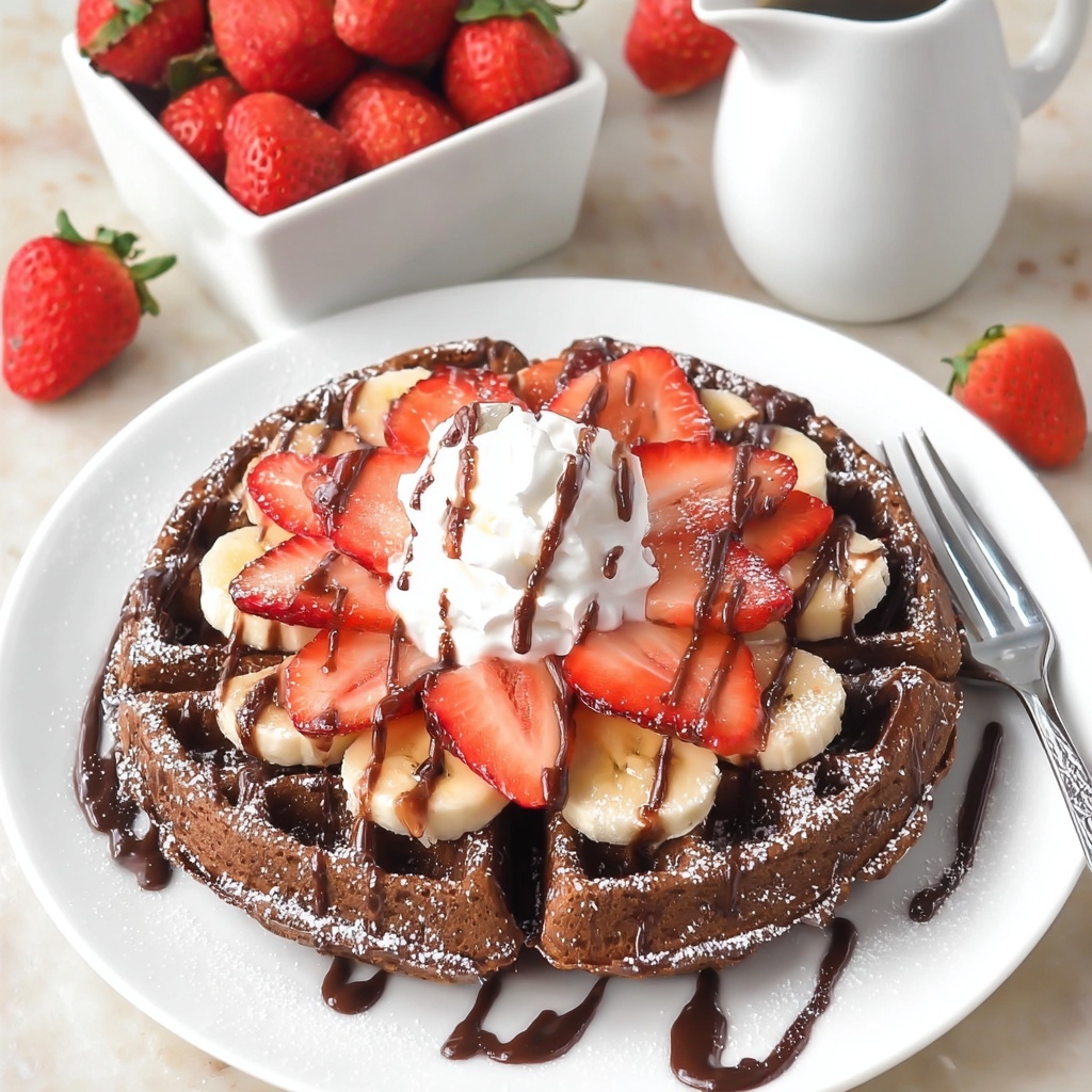 Belgian Chocolate Waffles Recipe - Recipe Image