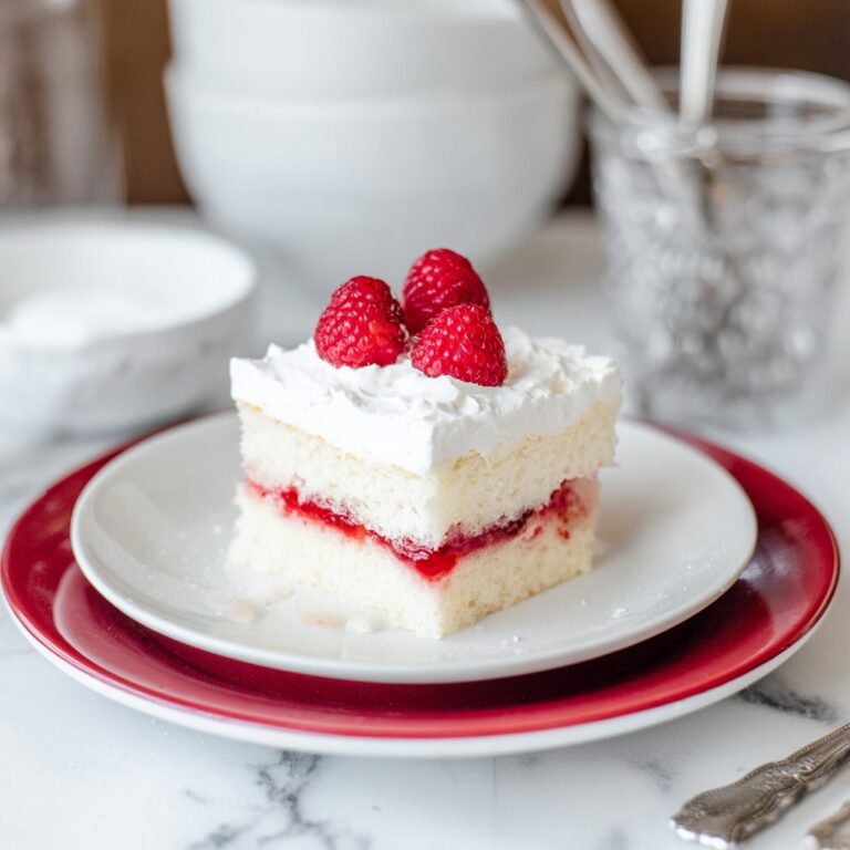 Raspberry Poke Cake Recipe