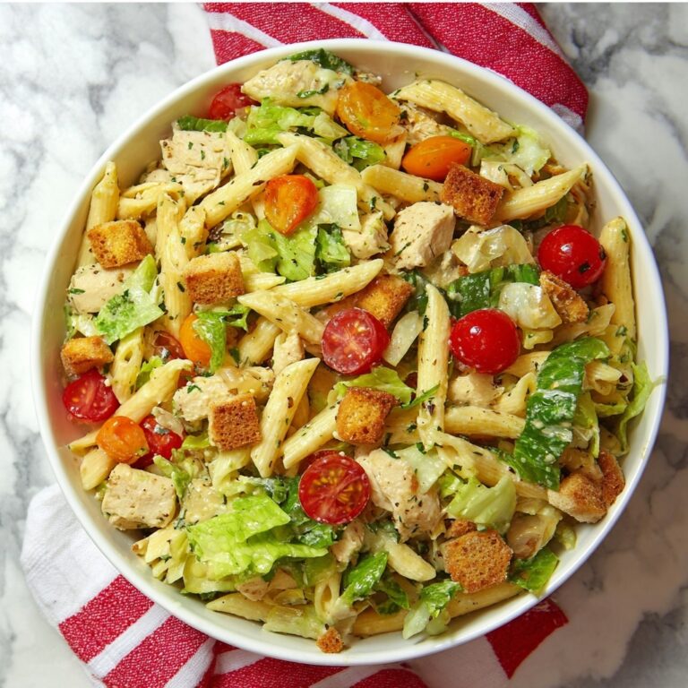 Chicken Caesar Pasta Salad Recipe