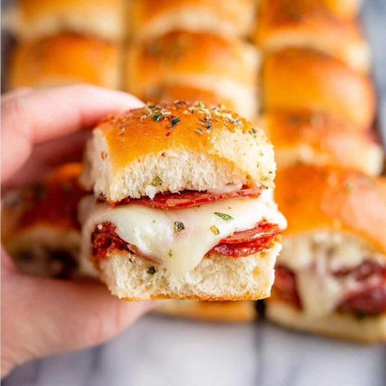 Hawaiian Roll Pizza Sliders Recipe