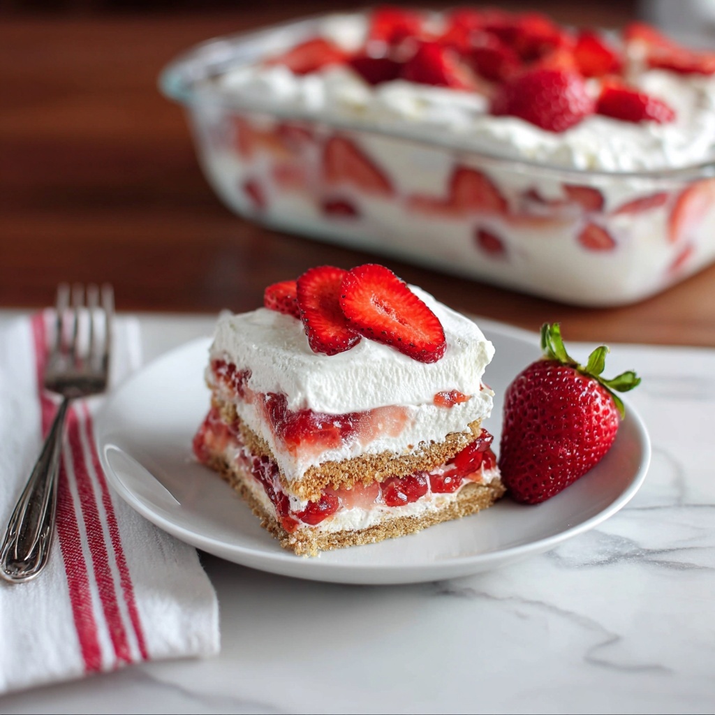 Strawberry Ice Cream Cake Recipe - Recipe Image