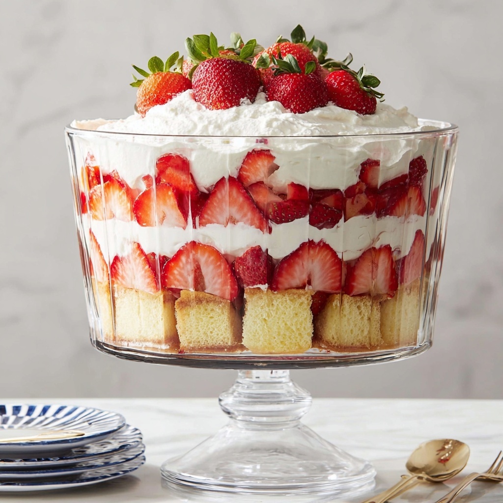 Strawberry Trifle (Quick and Easy) Recipe - Recipe Image