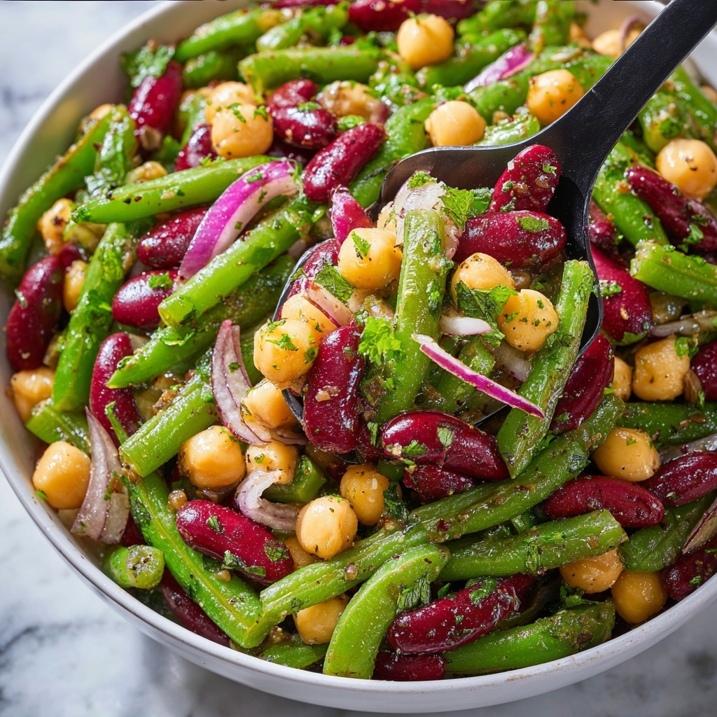 Three Bean Salad Recipe - Recipe Image
