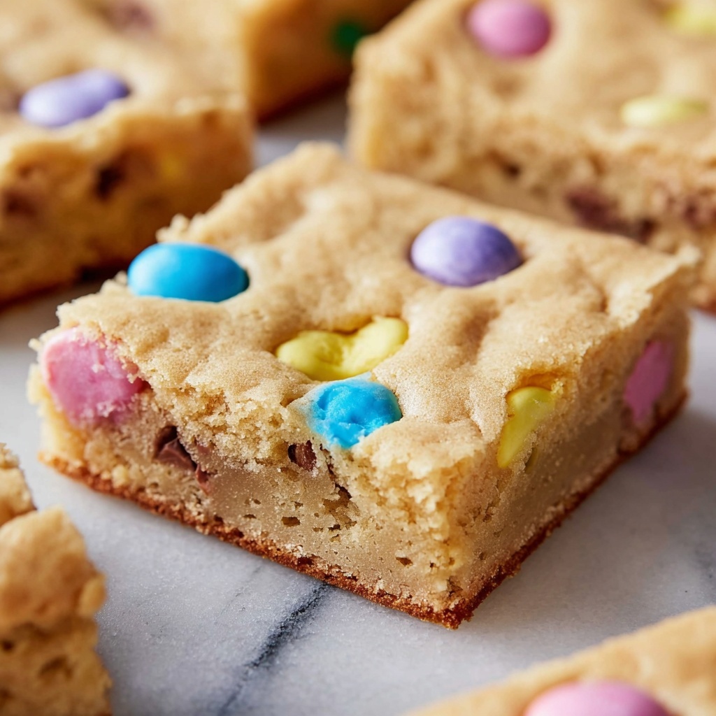 Easter Cookie Bars with M&Ms Recipe - Recipe Image