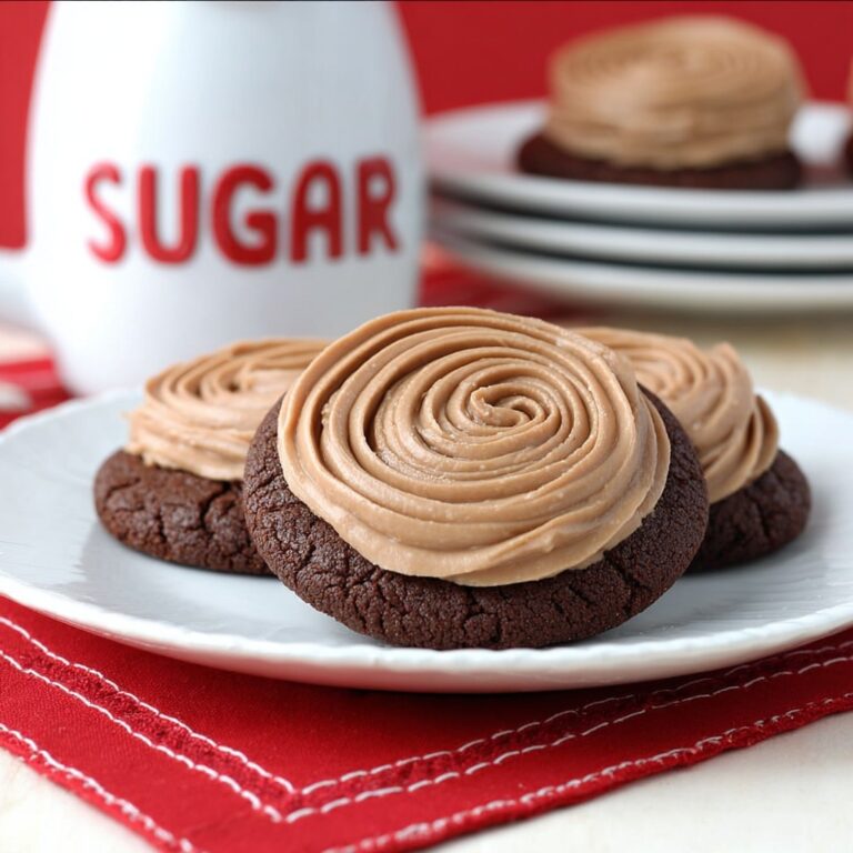 Chocolate Cookies with Chocolate Frosting Recipe