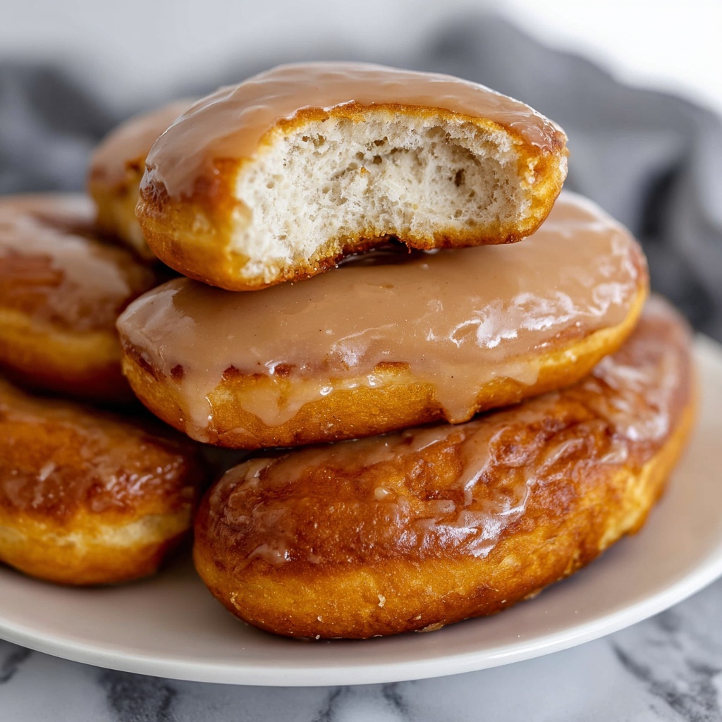 Maple Glazed Fried Biscuits (Maple Bars) Recipe - Recipe Image