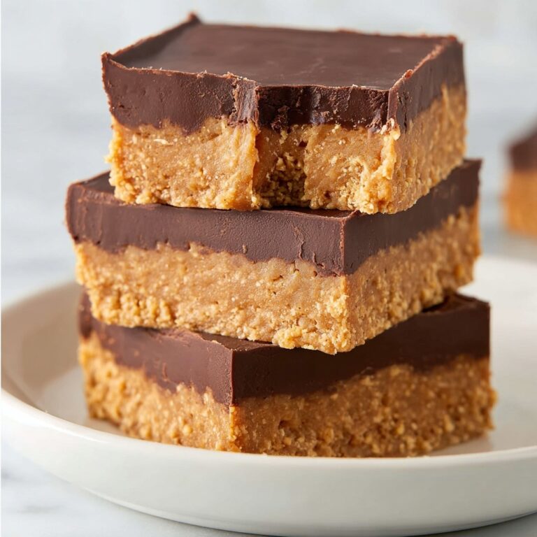 No-Bake Chocolate Peanut Butter Bars Recipe