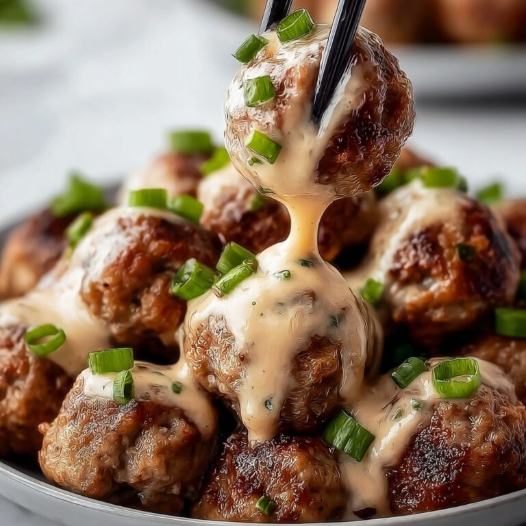 Juicy Korean BBQ Meatballs with Spicy Mayo Dip Recipe