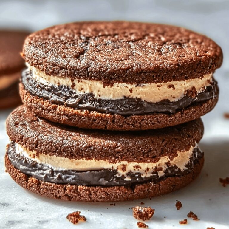 Indulgent Brownie Cookie Dough Sandwich Cookies Recipe