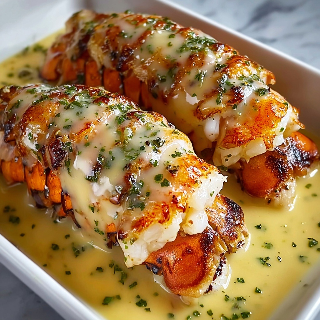Irresistibly Creamy Garlic Butter Lobster Tails in 30 Minutes Recipe - Recipe Image